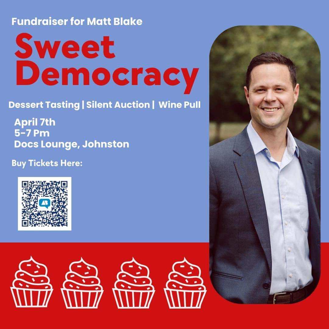 Sweet Democracy Fundraiser For Matt Blake