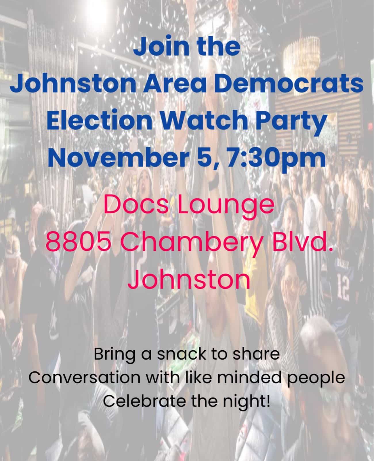 Election watch party November 2024