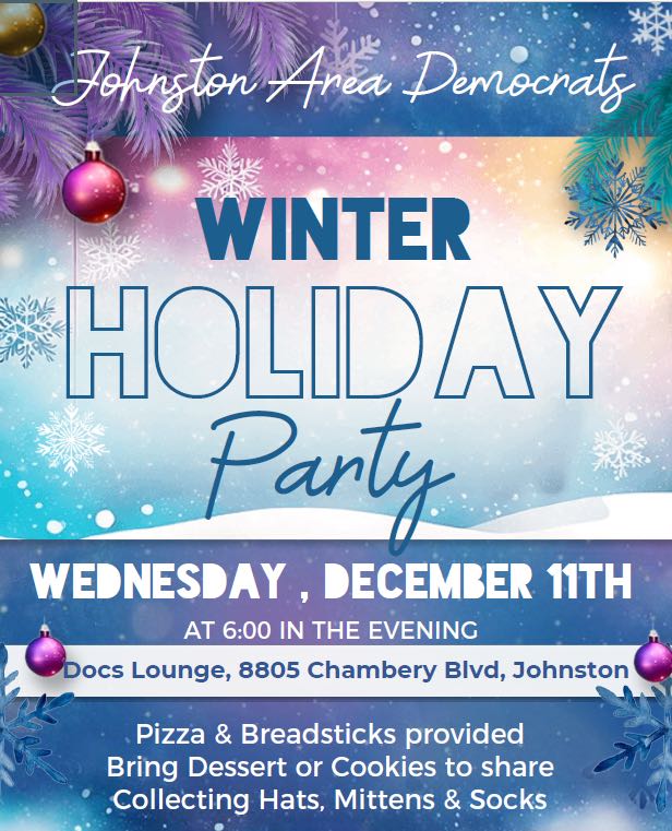 JAD Winter Holiday Party Flyer 2024