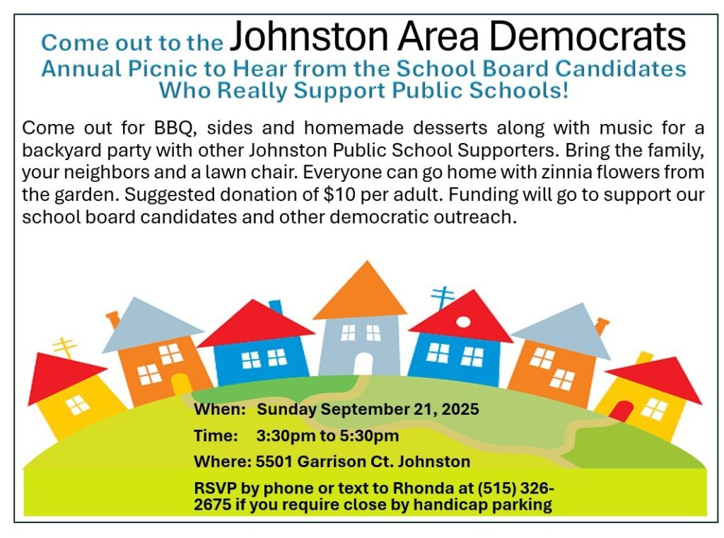Johnston Area Democrats Annual Picnic 2025
